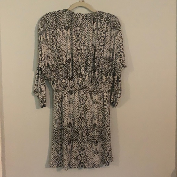 Parker Snakeskin Print Dress. - Picture 3 of 3
